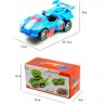 frler Dinosaurierauto Spielzeug Transform Cars Auto Dino Spielzeugautos fur Kinder Автомобиль-динозавр Игрушечные машинки-трансформеры Машинки-динозавры для детей