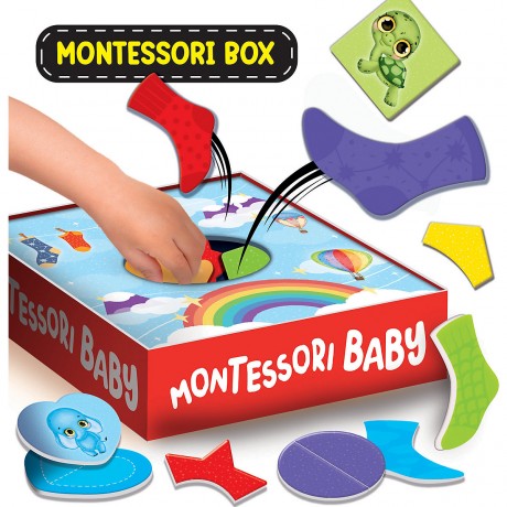 Lisciani Montessori Baby Spielsammlung inkl. Bauernhof-Puzzle Коллекция игр Монтессори для малышей