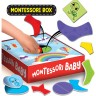 Lisciani Montessori Baby Spielsammlung inkl. Bauernhof-Puzzle Коллекция игр Монтессори для малышей