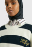 Tommy Hilfiger STRIPE BOXY  Jumper light h stp  desert sky  ecru STRIPE BOX джемперы свет h stp пустыня небо экрю