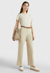 Tommy Hilfiger Basic T-shirt light sandalwood Базовая футболка светлое сандаловое дерево