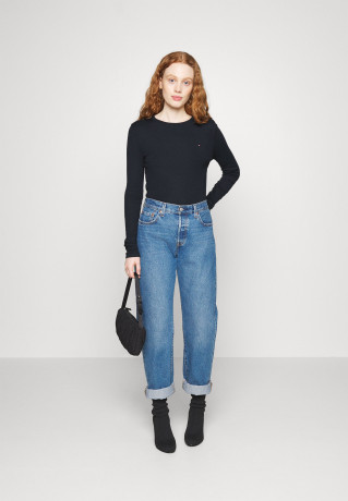 Tommy Hilfiger SLIM NEW COSY Long sleeved top desert sky SLIM NEW COSY Топ с длинными рукавами небо пустыни