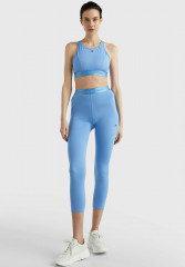 Tommy Hilfiger ESSENTIAL 3/4 LENGTH  Leggings Trousers hydrangea blue ESSENTIAL 3/4 LENGTH Леггинсы Брюки гортензия синяя