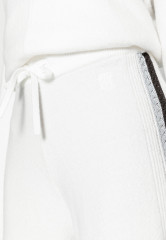 Tommy Hilfiger FLEX WIDE LEG PANT Tracksuit bottoms ecru FLEX WIDE LEG PANT Брюки от спортивного костюма экрю