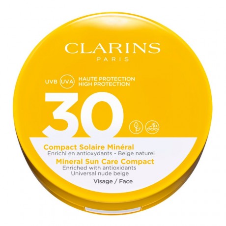 Clarins Compact Solaire Mineral Visage LSF 30  Compact Solaire Mineral Visage SPF 30
