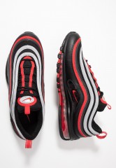 Nike Sportswear AIR MAX 97 Sneaker low black/university red/metallic silver AIR MAX 97 низкие кроссовки женские черный/университетский красный/серебристый металлик
