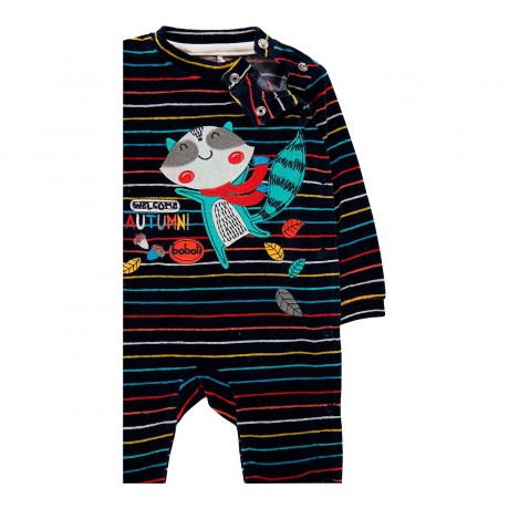 boboli Nicki-Overall Ringel Waschbar Полосатый комбинезон Nicki Можно стирать