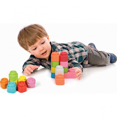 Clementoni Softbausteine im Beutel 48 Stuck Мягкие строительные блоки в пакете по 48 шт.