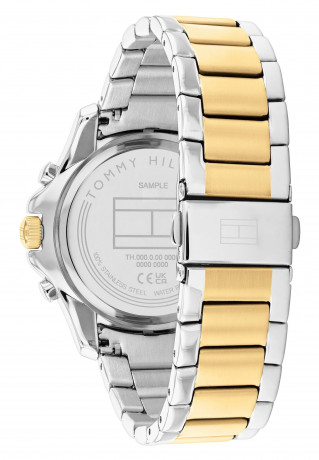 Tommy Hilfiger SPORT Chronograph watch silber/silber/gold/silberweiss/zweifarbig СПОРТ часы с хронографом серебристый/серебристый/золотой/серебристо-белый/двухцветный