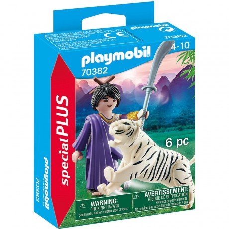 PLAYMOBIL PLAYMOBIL 70382 Asiakampferin mit Tiger PLAYMOBIL 70382 Азиатский воин с тигром