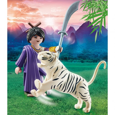 PLAYMOBIL PLAYMOBIL 70382 Asiakampferin mit Tiger PLAYMOBIL 70382 Азиатский воин с тигром