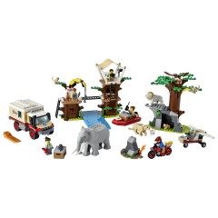 LEGO City  Tierrettungscamp Городской лагерь спасения животных