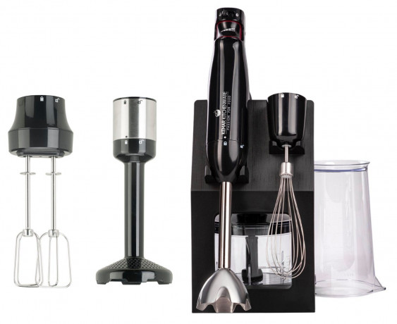 KeMar Kitchenware KeMar Kitchenware Stabmixer KSM-1000ES, 1000 W, Aufbewahrungstander enthalten, Titanbeschichtete Purierstabklinge  Ручной блендер KeMar Kitchenware KSM-1000ES, 1000 Вт, подставка для хранения в комплекте, очищающий стержень с титановым п
