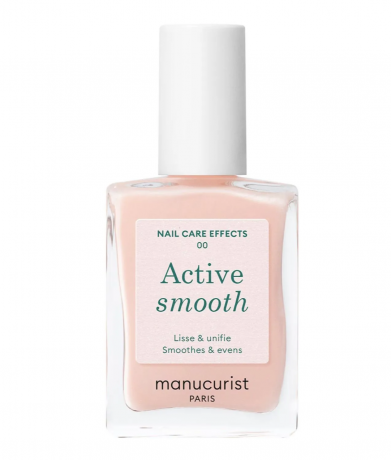 Manucurist Active Smooth 00, CC-лак для ногтей выравнивающий, молочно-розовый, эффект натурального маникюра