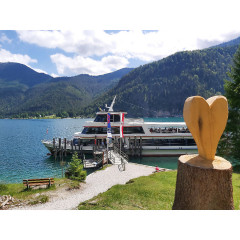 CALVENDO Puzzle CALVENDO Puzzle Schifffahrt zur Gaisalm Пазл CALVENDO Puzzle Поездка на лодке в Гайзальм