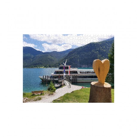 CALVENDO Puzzle CALVENDO Puzzle Schifffahrt zur Gaisalm Пазл CALVENDO Puzzle Поездка на лодке в Гайзальм