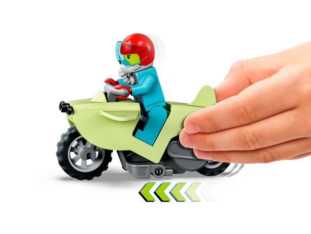 Lego Schimpansen-Stuntlooping Цикл трюков с шимпанзе