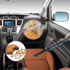 TUABUR TUABUR Akku-Handstaubsauger Kabelloser, wiederaufladbarer tragbarer Handstaubsauger mit 9000 PA, Ausgestattet mit 2 * 2000-mA-Batterien, multifunktionaler kabelloser Handstaubsauger, Geeignet fur Autos, Wohnungen und Buros Schwarz Беспроводной ручн