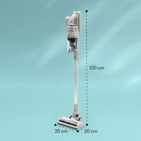 Klarstein Klarstein Akku-Hand-und Stielstaubsauger larma, 300 W, beutellos, Alles beisammen: praktische Wandaufhangung fur Sauger und Zubehor Беспроводной ручной пылесос Klarstein Larma, 300 Вт, без мешка, все вместе: практичный настенный подвес для пыле