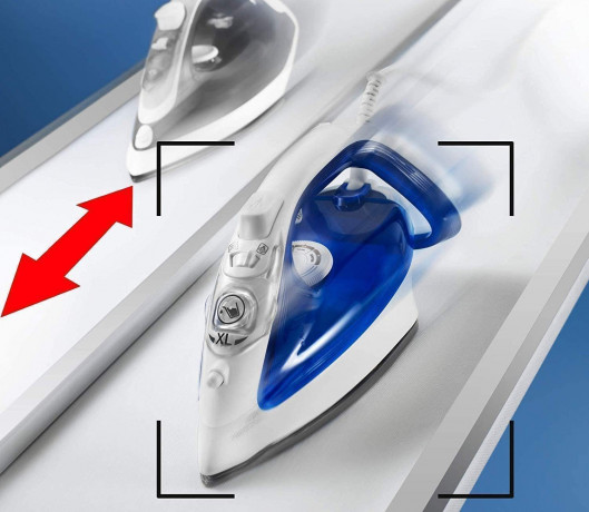 Tefal Tefal Dampfbugeleisen FV2839, 2400 W, Dampfbugeleisen, Testsieger 2019 mit bester Bugelsohle Bugelstation  Паровой утюг Tefal FV2839, 2400 Вт, паровой утюг, победитель теста 2019 года с лучшей гладильной станцией с подошвой утюга