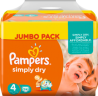 Pampers Baby Dry Подгузники Размер 4 Maxi 7-18 kg Jumbo Pack, 36 шт