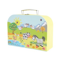 bieco Spielkoffer Kinder Mini Reisekoffer Spielzeug Kofferchen Gutscheinverpackung Spielkoffer Игровой футляр