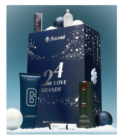 flaconi Collection 24 Love Brands Men's Edition Adventskalender 2026, flaconi Collection 24 Love Brands Men's Edition Мужской адвент-календарь 2026 с парфюмерией и уходом за лицом, телом и волосами, 25 средств