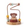 elefantasie Motorikschleife Holz Affe mit Namen personalisiert graviert Петля двигательных навыков