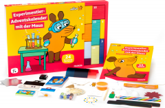 Franzis Die Maus Experimentier-Adventskalender 2026, Franzis Die Maus Детский экспериментальный адвент-календарь 2026 с 24 опытами и книгой, от 7 лет