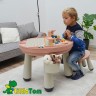 LittleTom Spieltisch rund inkl 1 Stuhl Rosa Игровой стол круглый включая 1 стул розовый