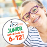 elmex Zahnbuerste Kinder Junior, 6-12 Jahren (Doppelpack), 2 St, Детские мягкие зубные щётки Junior с X-щетиной, 6–12 лет, 2 шт.