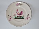 Fait Main Коллекционная фарфоровая тарелка "Петух", 26см, Германия 1960г.