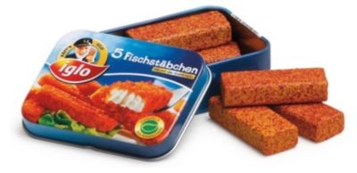 ERZI Spiellebensmittel Iglo Fischstabchen Играть в еду игло рыбные палочки