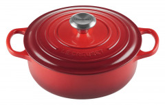 Le Creuset LE CREUSET Gourmet Br\u00e4ter Kirschrot SIGNATURE rot LE CREUSET Gourmet Br&amp;gt;4ter Cherry Red SIGNATURE