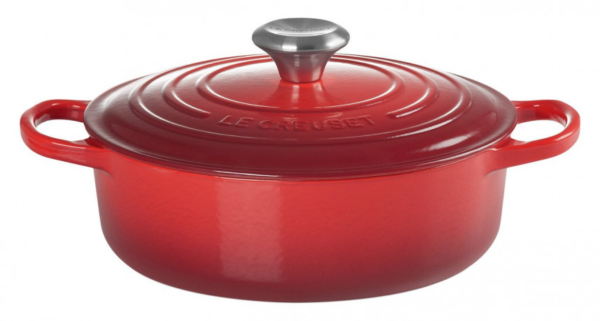 Le Creuset LE CREUSET Gourmet Br\u00e4ter Kirschrot SIGNATURE rot LE CREUSET Gourmet Br&gt;4ter Cherry Red SIGNATURE