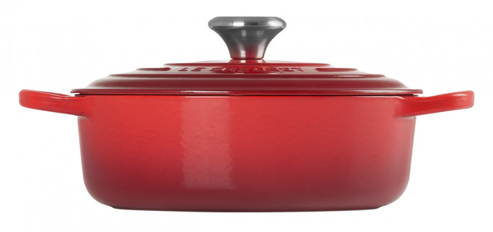 Le Creuset LE CREUSET Gourmet Br\u00e4ter Kirschrot SIGNATURE rot LE CREUSET Gourmet Br&gt;4ter Cherry Red SIGNATURE
