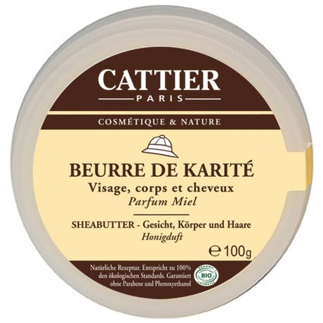 Cattier Sheabutter mit Honigduft  Масло ши с ароматом меда