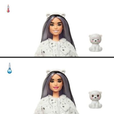Mattel Barbie Cutie Reveal Winter Sparkle Series Барби-милашка представляет серию «Зимние блестки»