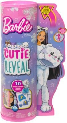 Mattel Barbie Cutie Reveal Winter Sparkle Series Барби-милашка представляет серию «Зимние блестки»