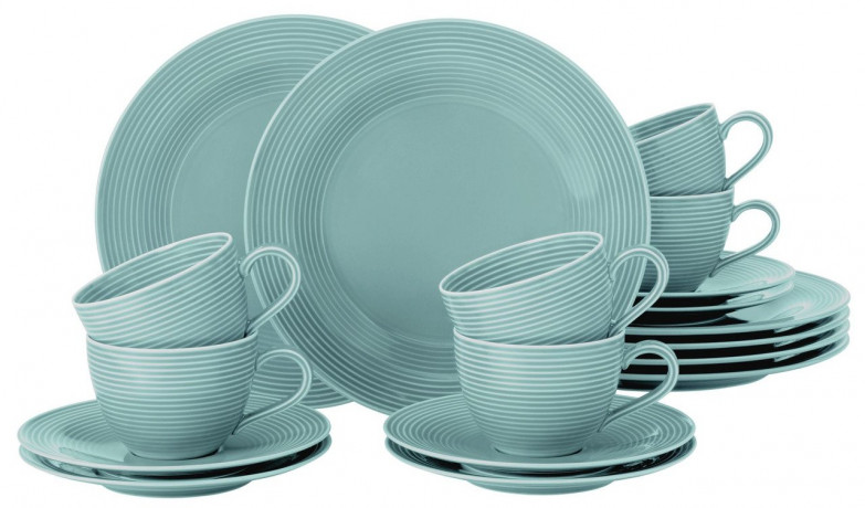 Seltmann Weiden Seltmann Weiden Kaffeeservice 18-tlg. BEAT blau Кофейный сервиз Seltmann Weiden 18 предметов. БИТЬ