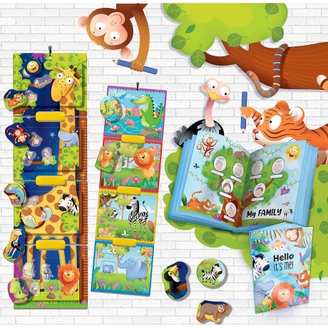 Lisciani Montessori Baby Giraffe Wachse und Spiele! Монтессори-жирафенок растет и играет!