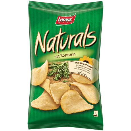 Lorenz Naturals mit Rosmarin Чипсы с розмарином110г