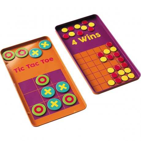 Game Factory Magnetic TicTacToe 4 Gewinnt Магнитные крестики-нолики Match 4