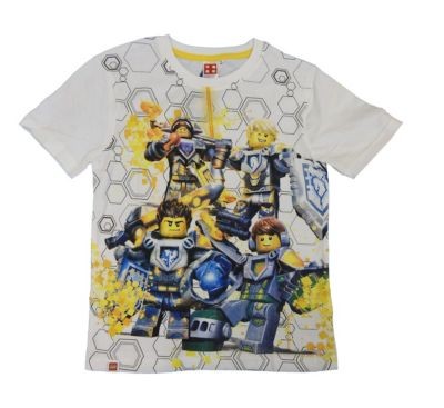 LEGO NEXO Knights Kinder Schlaf T-Shirt Weiss T-Shirts fur Jungen NEXO Knights Kids Sleep T-Shirt Белые футболки для мальчиков
