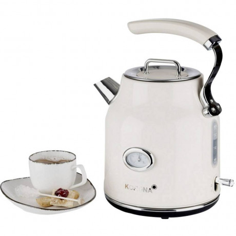 KORONA KORONA Wasserkocher Korona Retro 20666 Wasserkocher schnurlos Pastell, 1.70 l, 2200 W  Чайник KORONA Korona Retro 20666 беспроводной чайник пастельный, 1,70 л, 2200 Вт