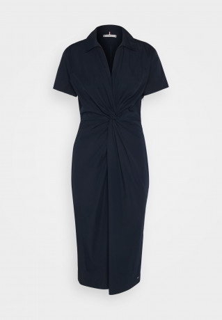 Tommy Hilfiger SOLID MIDI DRESS Day dress desert sky ПЛАТЬЕ МИДИ SOLID Повседневное платье небо пустыни