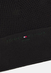 Tommy Hilfiger HORIZON BEANIE UNISEX Beanie black HORIZON ШАПКА УНИСЕКС Шапочка черный