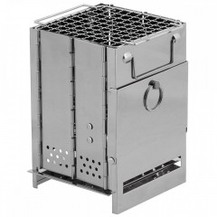FoxOutdoor FoxOutdoor Feuerstelle 33691A Raketenofen mini silber  FoxOutdoor костровая яма 33691A ракетная печь мини серебристая