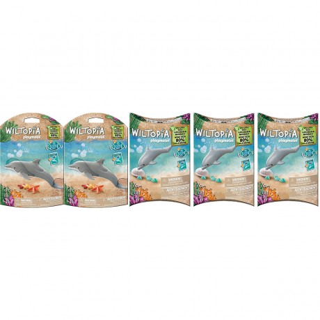 PLAYMOBIL 5er Spar Bundle Wiltopia Delfine Комплект 5er Spar Wiltopia Dolphins