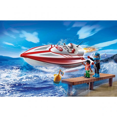 PLAYMOBIL PLAYMOBIL 70744 Speedboot mit Unterwassermotor Скоростной катер PLAYMOBIL 70744 с подводным мотором